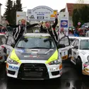 Sieger im Favoriten-Dreikampf: Hermann Gaßner Junior gewann im Mitsubishi Lancer R4 den vierten DRM-Lauf in Hessen