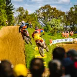 ADAC MX Masters, Jauer, Roland Edelbacher ( Österreich / KTM / DIMOCO Europe Racing ) auf seiner Maschine beim ADAC MX Youngster Cup