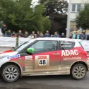 Neuer Führender im ADAC Rallye Masters: Johannes Dambach im Suzuki Swift