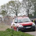 Führender 2 im ADAC Rallye Masters: Max Schumann im Suzuki Swift