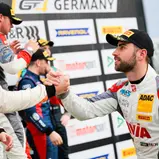 Podium Rennen 2, ADAC GT4 Germany, Hockenheim