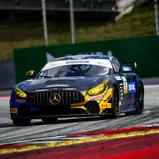 #85 Jonathan Engström / Kyam Potez / Mercedes-AMG GT4 / CV Performance X JP Motorsport, Test Red Bull Ring