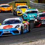 #27 / Team Buchbinder Rent-a-Car / Porsche 718 Cayman GT4 CS MR / Stephan Grotstollen / Georg Braun