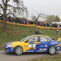 Dritter Sieg im ADAC Rallye Masters nach 2006 und 2013: Hermann Gaßner im Mitsuishi Lancer