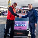 Chris Reinke, Leiter Audi Sport customer racing, und ADAC Vorstand Lars Soutschka