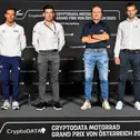 Von links: Alberto Puig (Dorna Talent Promotion Technical Director), Carlos Ezpeleta (Dorna Sports Chief Sporting Officer) Hubert Trunkenpolz, Vorstand KTM, Fabian Schuster (Leiter Motorradsport ADAC) (Foto: DORNA)