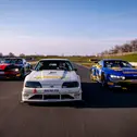 Beim DTM-Test traf der alte Ford Mustang 5.0 GT auf zwei neue Ford Mustang GT3