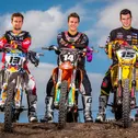 Präsentation MXoN Team Germany 2015 für Erneé (Frankreich), Maximilian Nagl ( Husqvarna / Deutschland ), Henry Jacobi ( KTM / Deutschland ) und Dennis Ullrich ( Suzuki / Deutschland ) 