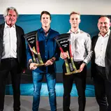 Night of the Champions: ADAC Ehrenpräsident Hermann Tomczyk, Alexander Schwarzer, Alexander Fach und ADAC Vorstand Dr. Dieter Nirschl (v-l)