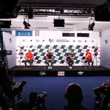 Pre-Event Pressekonferenz mit Fabio Quartararo, Aleix Espargaro, Francesco Bagnaia und Jack Miller