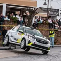 Carlberg/Eriksen: Zwei Räder reichen im Corsa Rally4 allemal für eine flotte Kurvendurchfahrt