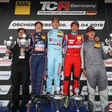 ADAC TCR Germany, Oschersleben, Podium, Mike Halder, Hesse, Proczyk