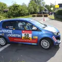 Der Führende in der Renault Twingo R1 Trophy: Der Sachse Toni Mosel