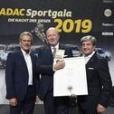 Prof. Dr. Mario Theissen, Klassik-Preisträger Otto Wachs, Laudator Christian Geistdörfer