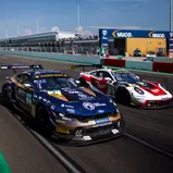 Enges Duell zwischen Emil Gjerdrum im Ford und Leo Pichler im Porsche