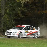 Deutsche Rallyemeisterschaft, ADAC Rallye Masters 2019; 6. Lauf, ADAC Knaus Tabbert 3-Städte-Rallye (Photo by Sascha Dörrenbächer)  #11-Patrik Dinkel, Mitsubishi Lancer Evo 9