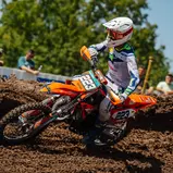 Emil Ziemer ( Schweiz / KTM / MOTOBIKE RACINGTEAM ) beim ADAC MX Junior Cup 125