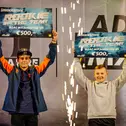 Bridgestone unterstützt am Jahresende die „Rookies of the year“, wie zuletzt Aron Katona (l) und Luca Nierychlo