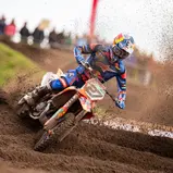 Simon Längenfelder konnte die Schlussattacken von Max Nagl abwehren und gewann am Samstag in Dreetz