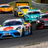 #27 / Team Buchbinder Rent-a-Car / Porsche 718 Cayman GT4 CS MR / Stephan Grotstollen / Georg Braun