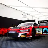 #24 Jonas Gelžinis (LTU), Jonas Karklys (LTU) / NordPass by Juta Racing / Audi R8 LMS GT3 Evo2 / Hockenheimring 