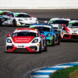 Dritter: Der Porsche 718 Cayman GT4 von Overdrive Racing