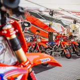 KMP-HONDA-RACING BY DVAG beim ADAC MX Masters im Fahrerlager