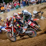  Bence Pergel belohnte seine aufsteigende Form der letzten Rennen mit seinem ersten Sieg im ADAC MX Youngster Cup