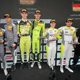 Das Podium der ADAC GT4 Germany auf dem Norisring