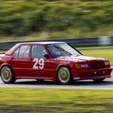 Vor Evo 1 und Evo 2: Der Mercedes 190 E 2.3-16V mit kleinem Flügel in der frühen DTM.