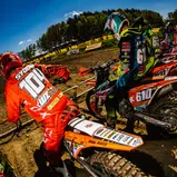 ADAC MX Masters, Jauer, Jeremy Sydow ( Deutschland / KTM / WZ Racing ) auf seiner Maschine beim ADAC MX Youngster Cup