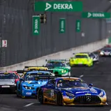 Im Mercedes-AMG GT3 fuhr Maro Engel auf den zweiten Rang 