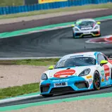 #27 / Team Buchbinder Rent-a-Car / Porsche 718 Cayman GT4 CS MR / Stephan Grotstollen / Georg Braun