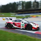 Der Weizer Leo Pichler gibt im Porsche 911 GT3 R von Razoon - more than Racing Gas