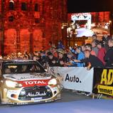 ADAC Rallye Deutschland, Showstart, Trier, Porta Nigra, Kris Meeke, Citroen Total Abu Dhabi WRT