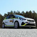 Premiere: Der Opel Corsa-e Rally geht im Rahmen der ADAC Rallye Stemweder Berg erstmals an den Start