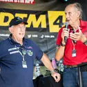 Harald Grohs und Hans-Joachim Stuck (l-r) erzählten aus alten DTM-Zeiten