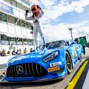 Großer Jubel bei Lucas Auer über seinen zwölften Sieg in der DTM