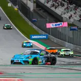 Dritter: Der Porsche 718 Cayman GT4 vom Team Allied-Racing