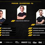 Das Podium nach Rennen 2