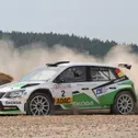 Will seinen Vorjahressieg in Niedersachsen wiederholen: Fabian Kreim im Skoda Fabia R5