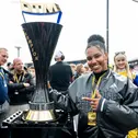 Bob-Olympiasiegerin Deborah Levi zeigte sich von der DTM begeistert 