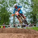 Noah Ludwig führt seit dem Saisonstart die Deutsche Motocross-Meisterschaft Open an (Foto: Kai Brake)