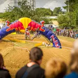 ADAC MX Masters, Aichwald, Maximilian Nagl ( Honda / Deutschland ) und David Philippaerts ( Yamaha / Italien )