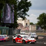 Platz zwei für den Porsche von Birch/Berndt