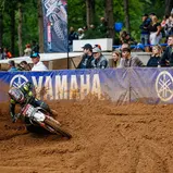 Nico Greutmann ( Schweiz / Husqvarna / CAT MOTO BAUERSCHMIDT HUSQVARNA ) beim ADAC MX Youngster Cup