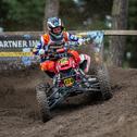 Henrik Mogensen übernahm nach einem spannenden Duell in Jüterbog die Führung in der DMX Quad (Foto: Kai Brake)