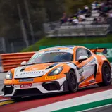 #91 Wimmer Werk Motorsport / Egor Litvinenko / Oskar Dix / Porsche 718 Cayman GT4 RS CS, Red Bull Ring