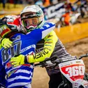 ADAC MX Masters Holzgerlingen, Raf Meuwissen ( Niederlande / KTM / Raths Motorsports ) und Filip Olsson ( Schweden / Husqvarna / Team DIGA-Procross ) beim ADAC MX Junior Cup 125