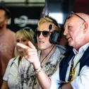 Bundesliga-Profi Xaver Schlager verfolgte die DTM in der Box von Abt Sportsline